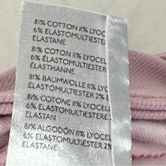 Anthropologie Pilcro High-Rise Wide-Leg Trouser Jeans Pink Size 26 - Picture 16 of 16